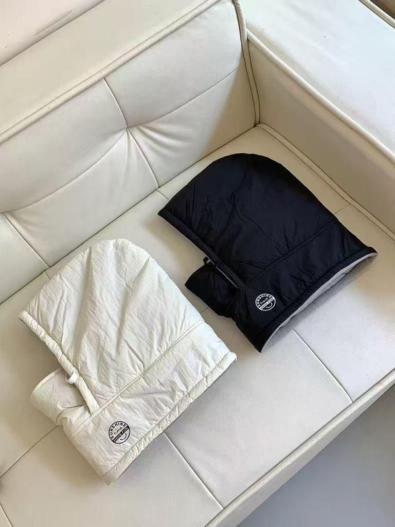 Winter E-Bike Fahren Warme Fleece-gefütterte Mütze: Winddichte, Kältefeste Gesichtsmaske & Nackenwärmer Kapuze.