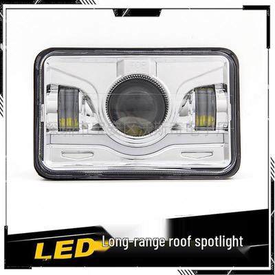 4x6 Inch LED Headlight with DRL for Jeep Truck, 5 Inch Square