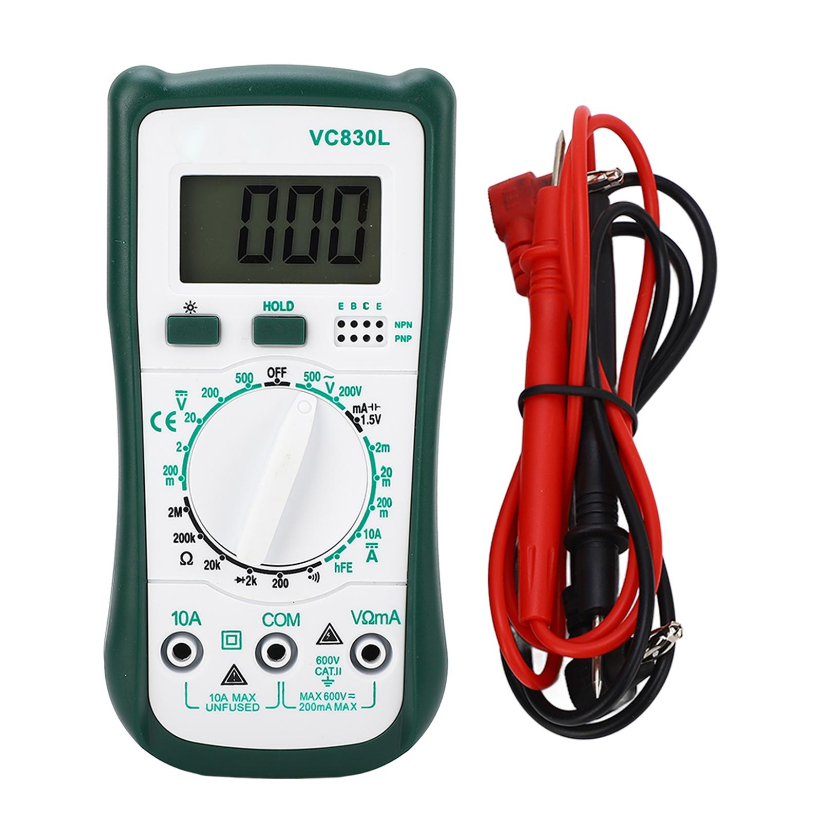 

Digital Multimeter Pocket Mini Electrical Tester for Voltage Current Resistance Diode