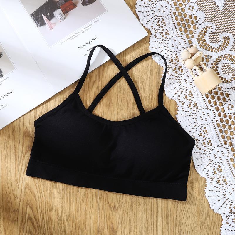 

Wire-Free Sports Vest: Back Wrap Tube Top for Women - Anti-Sagging, Comfortable Student Underwear One Size 75-135 jin