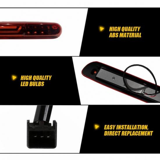 LED 3RD Third Brake Light Cargo Lamp For 2007 08-13 Chevy Silverado GMC Sierra A
