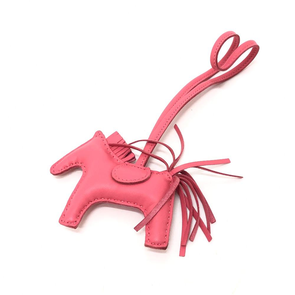 HERMES Rodeo PM Accessories Bag Charm Anyo Miro Rose azare pink