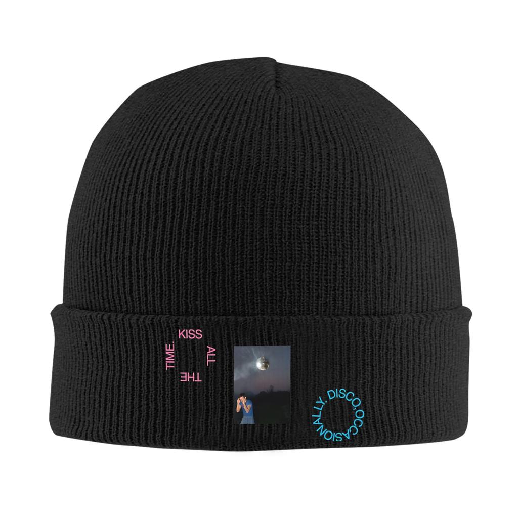 Kiss All The Time Disco Harrys Knitted Hat Beanie Autumn Winter Hat Warm Acrylic  Hip-hop Styles Caps Unisex Women Gifts,