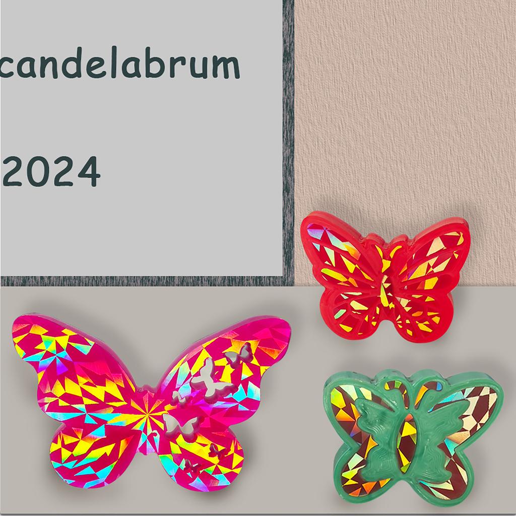 Silicone Mold for Making Butterfly Aromatherapy Candle Unique Scented Candle Resin Moulds for Craft Enthusiasts