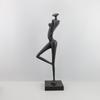 Cast Iron Figure Abstract People Sculpture Modern Art