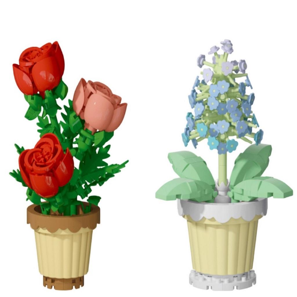 Creative Building Small Particles Puzzle Assembly Building