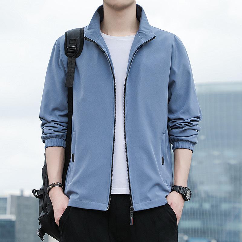 Men's Jacket Autumn New Jacket Korean Style Men's Jacket Casual Wear Stand Collar Baseball Uniform Men's Clothing