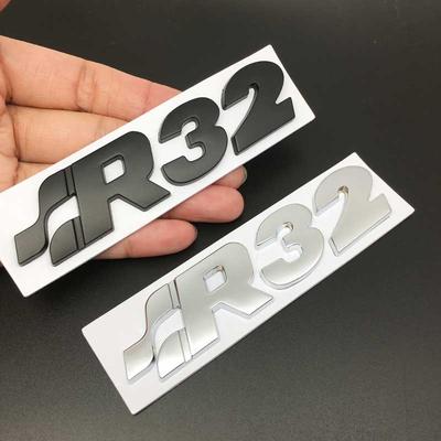 Adesivo Logo R32 in Metallo 3D per Auto 5mk4 mk5 r32 Emblema Distintivo Badge per Carrozzeria del Tronco Auto Adesivo Styling Auto