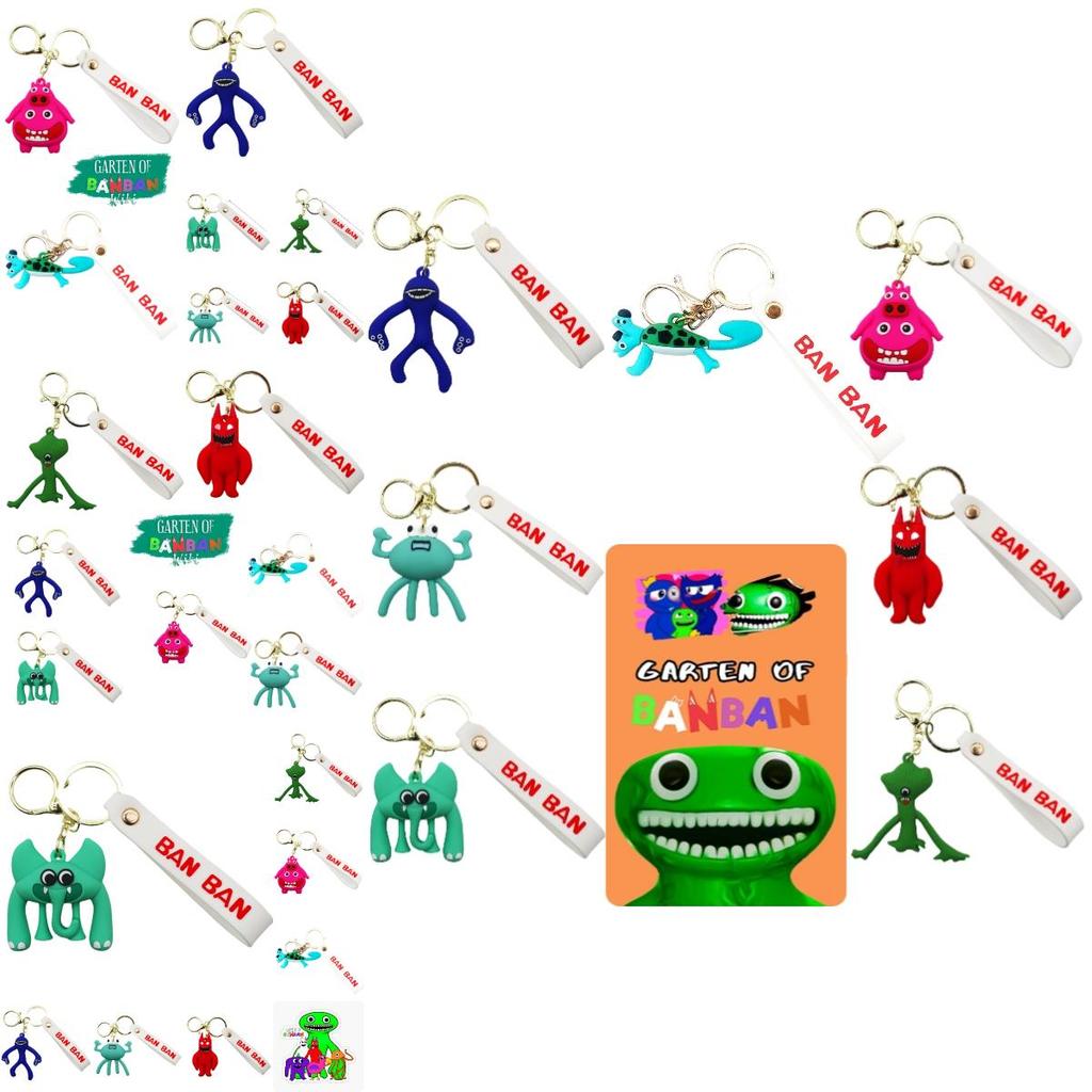 Banban Garden Keychain Cute Pvc Plush Hanging Decoration For Kindergarten