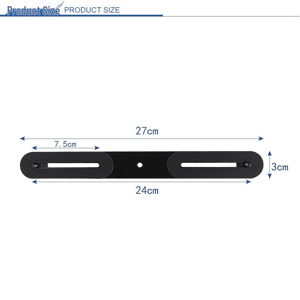 Tripod Mount with Long Horizontal Bar, Flash Hot Shoe, Multi-Position Phone Holder, and Fill Light Bracket