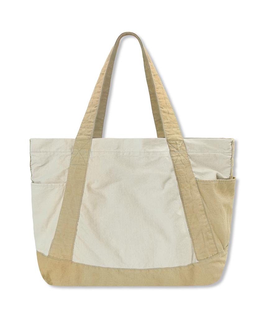 Xtonz Xta108 Ripstop Cotton Washed Tote Bag (Beige)