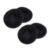 4 Stück Kopfhörer Ohrpolster 85mm Samt Schwamm Universelle Kopfhörer Ohrpolster Ersatz