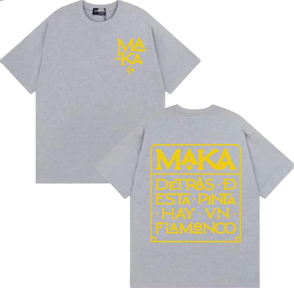 Rapper Maka Detras Desta Pinta Hay Vn Flamenco Printed T Shirts Men Women Vintage Hip Hop High Quality Cotton T-shirt Streetwear