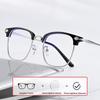Men Women Optical Glasses Fashion Semi Rimless Anti-blue Light Myopia Reading Eyewear Outdoor Photochromic Trendy Eyeglasses