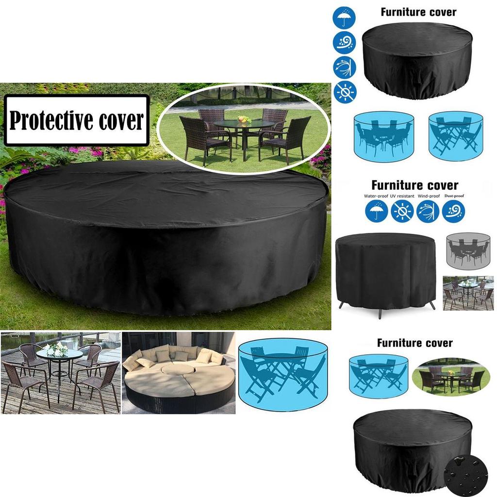 Circular Table Waterproof Cover For Patio And Garden Protection