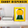 Creative Candy Dispenser Picture Frame Rotating Dust-proof Moisture-proof Hanging Handy Snack Candy Frame Wall Photo Frame