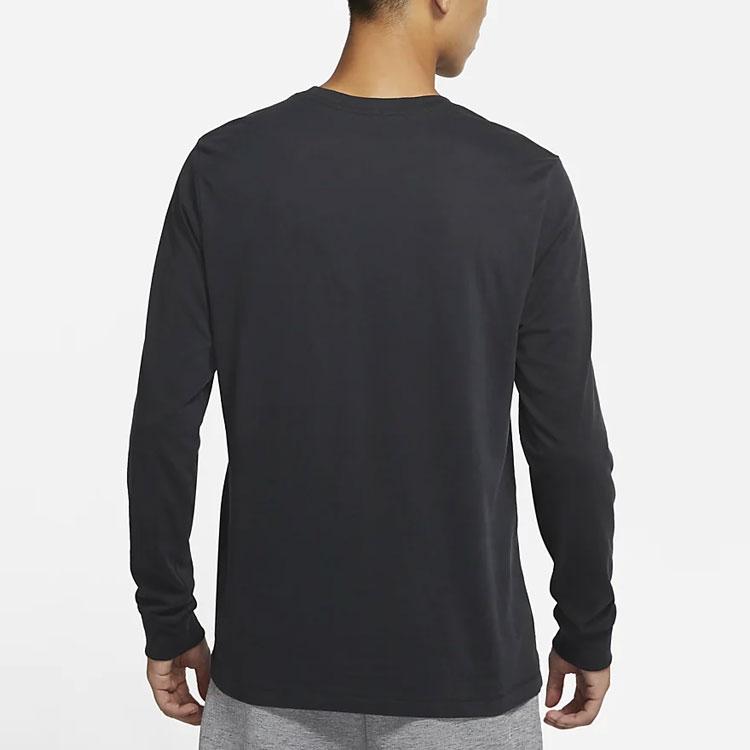 Nike Training Casual Long Sleeve Crew Neck T-Shirt Men Tops Black DM5693-045