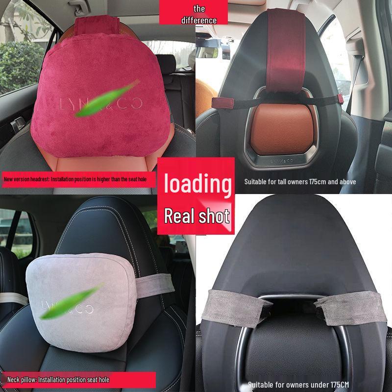 Lynk & Co 02/03/05 Headrest & Lumbar Support Neck Pillow for Car Seats