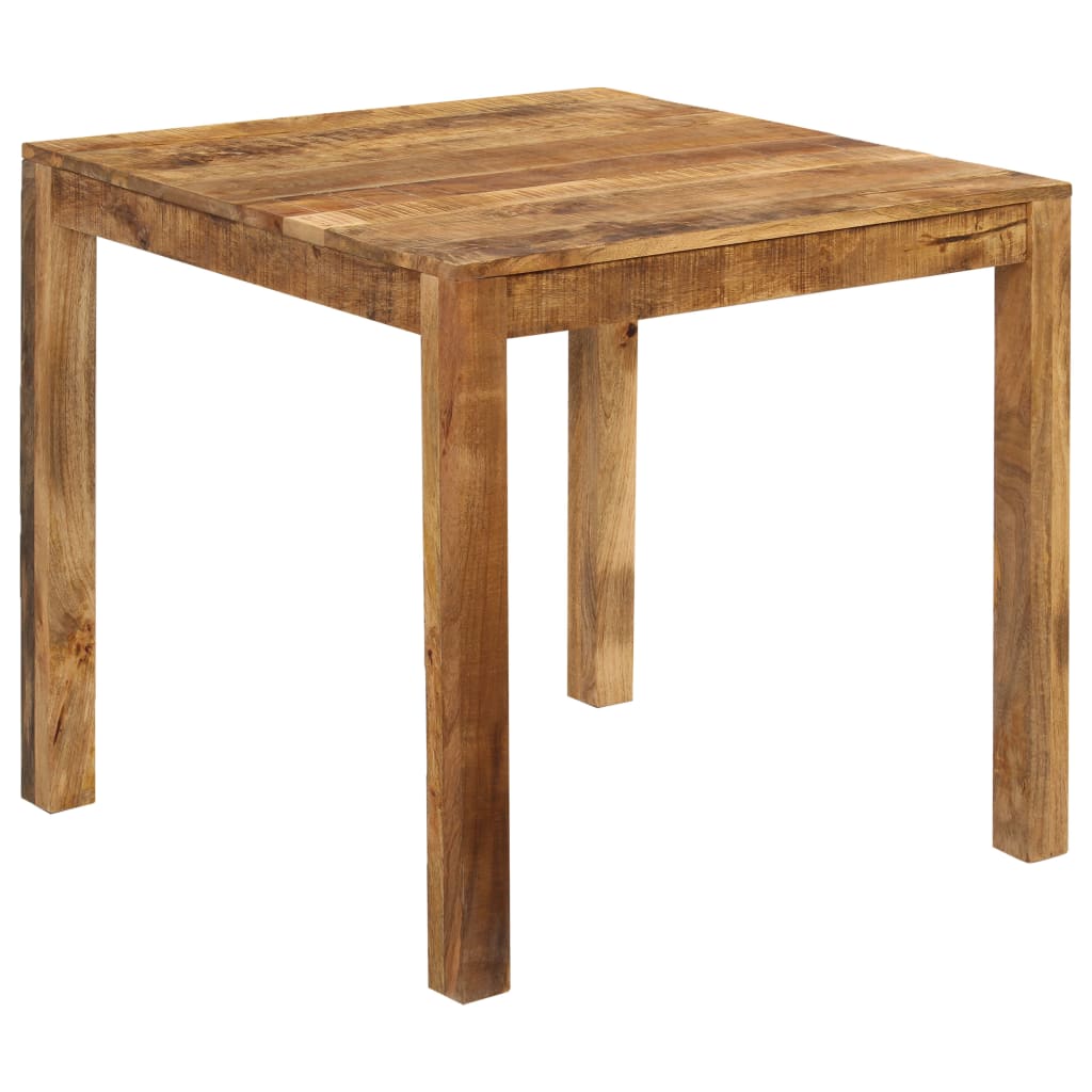 Dining Table Solid Mango Wood 82 X 80 X 76 Cm