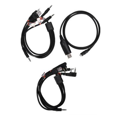 150cm 8'i 1 Arada USB Program Kablosu MotorolaIcom Telsiz için Programlama Kablosu