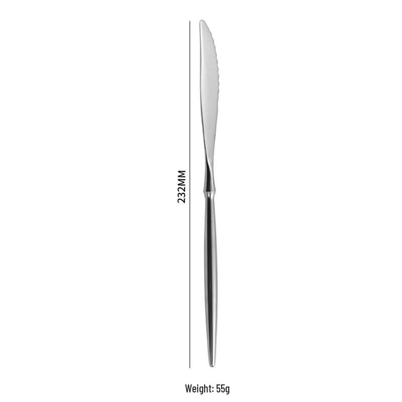 304 Stainless Steel Diamond Hammer Pattern Cutlery Set: Knife, Fork, Spoon for Hotel & Restaurant