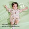 YEEHOO Baby Summer Breathable Short-Sleeve Romper