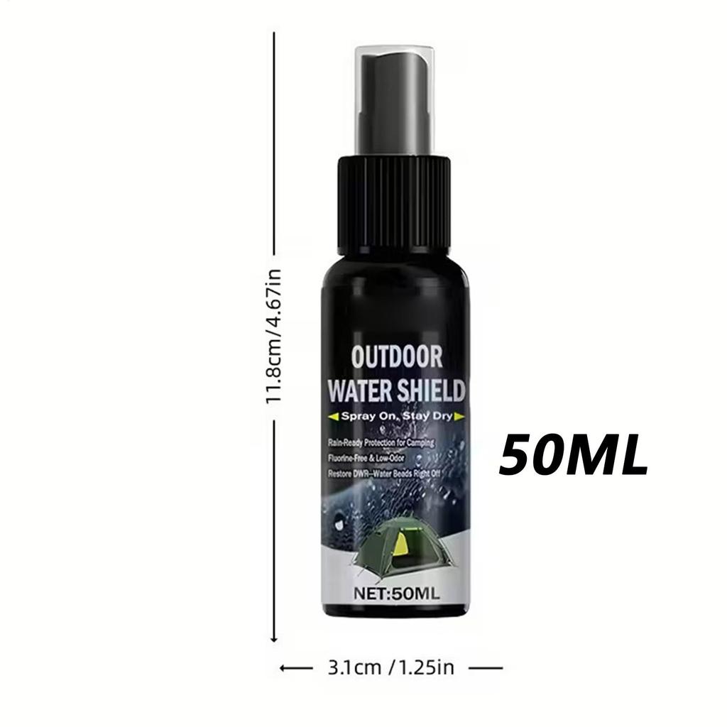 Waterproof Spray For Fabric 50ml Waterproof Shelter Spray Outdoor Backpack Water Shield For Shoe Boot Sneaker Outdoor Tent Wood