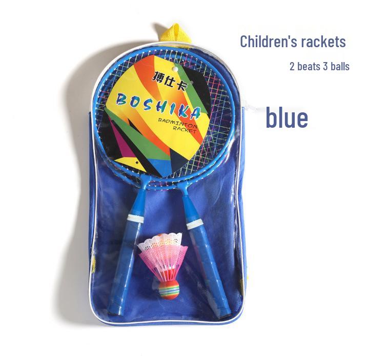Boshika Kids' Cartoon Badminton Racket Set - Outdoor Sports Toy for Parent-Child Play