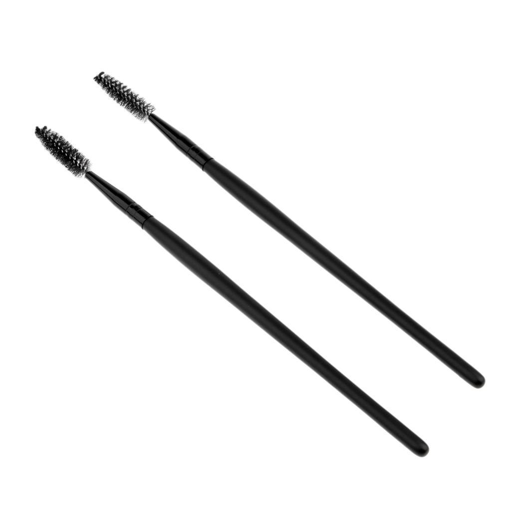Buy 2PCS Reusable Nylon Mascara Wands Makeup Eyelash Extension Brush