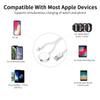 FONKEN Magnetisches kabelloses Qi-Ladegerät für die Apple Watch iWatch-Serie. Schnellladekabel für alle iPhones und iPads