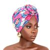 Knotted Style Twist Knot Turban Hat Pleated Floral Head Wrap Islamic Headband  Women Headwear