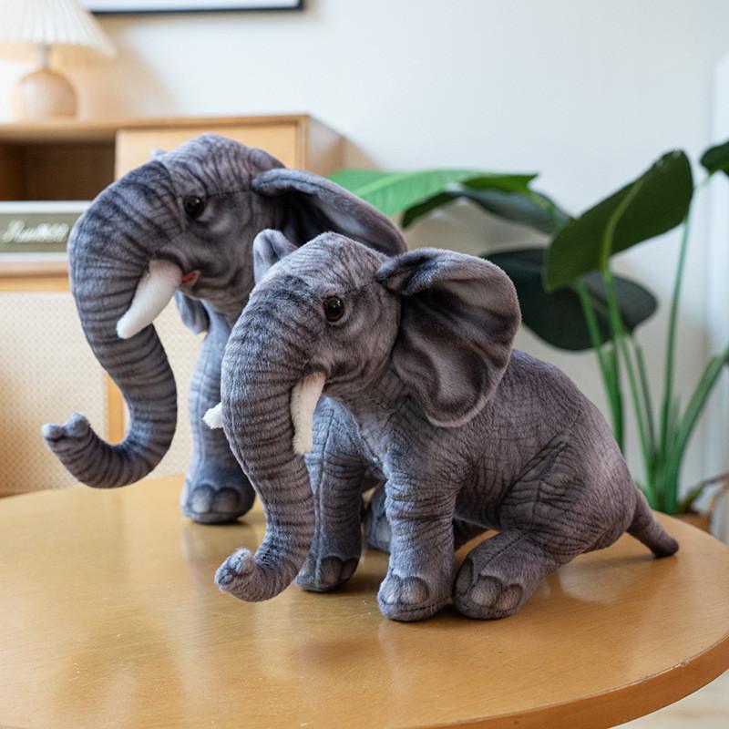 Rhinoceros Elephant Plush Play Cartoon Zoo Commemorate Children Gifts Holiday