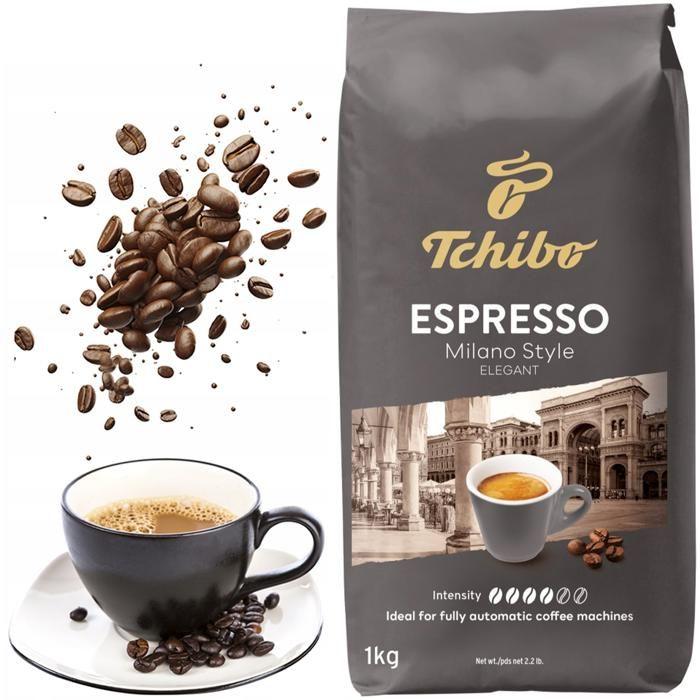 Café en Grains TCHIBO MILANO STYLE 1KG Espresso Medium
