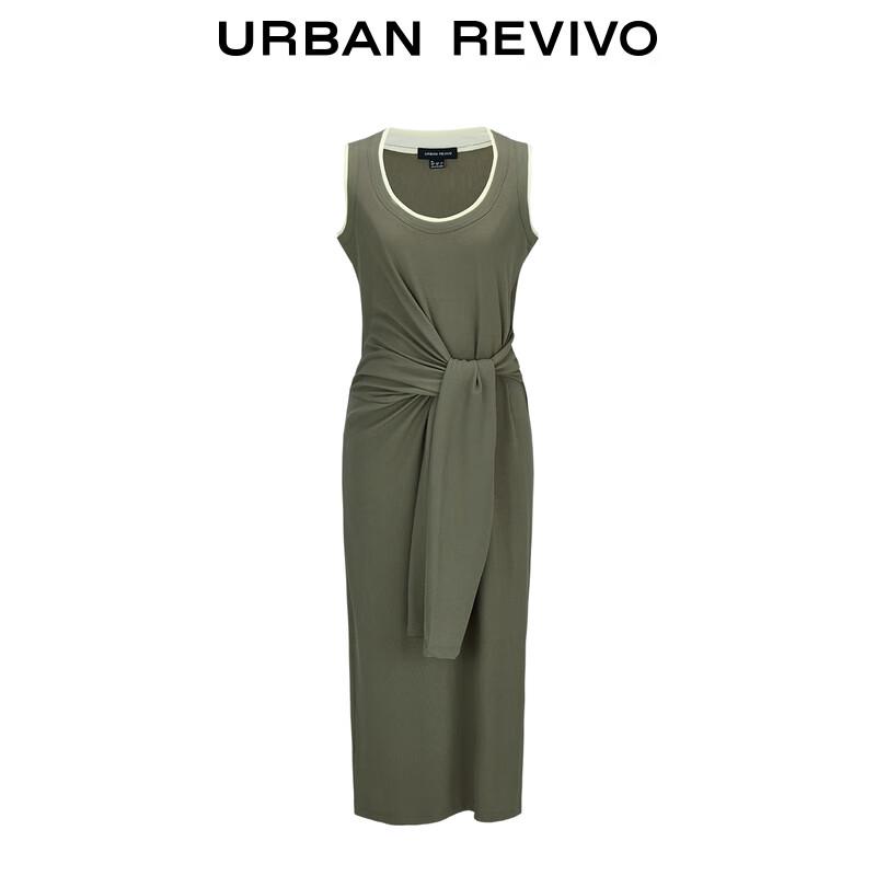 UR Pleated Strap Slim Dress