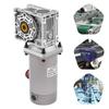 Motorreductor de engranaje helicoidal de CC de 300 W y 24 V con caja de cambios reductora Velocidad ajustable Eléctrico Motorreductor de engranaje NLRV Auto-bloqueante 1800 RPM