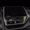 For Toyota Highlander    Car Interior Peach Wood Decoration trument Console Gear Water Cup Cover Air Vent Trims