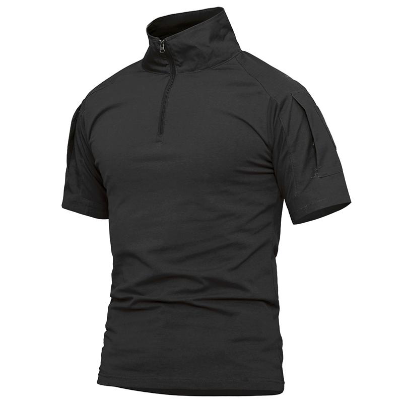 Camisa Tática Lilychan Masculina - Militar Manga Curta Verde