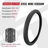 Bike Tires Set for 700C 26 Inch Mountain Bikes or City Bikes Road Bikes Mixed Rubber Bicycle Tires