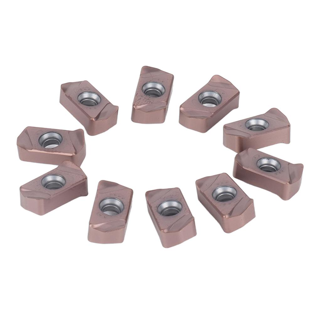 10 Stück Dreheinsätze Hartmetall CNC Werkzeugschneiden Drehbank Drehen Schlichteinsätze mit Beschichtung