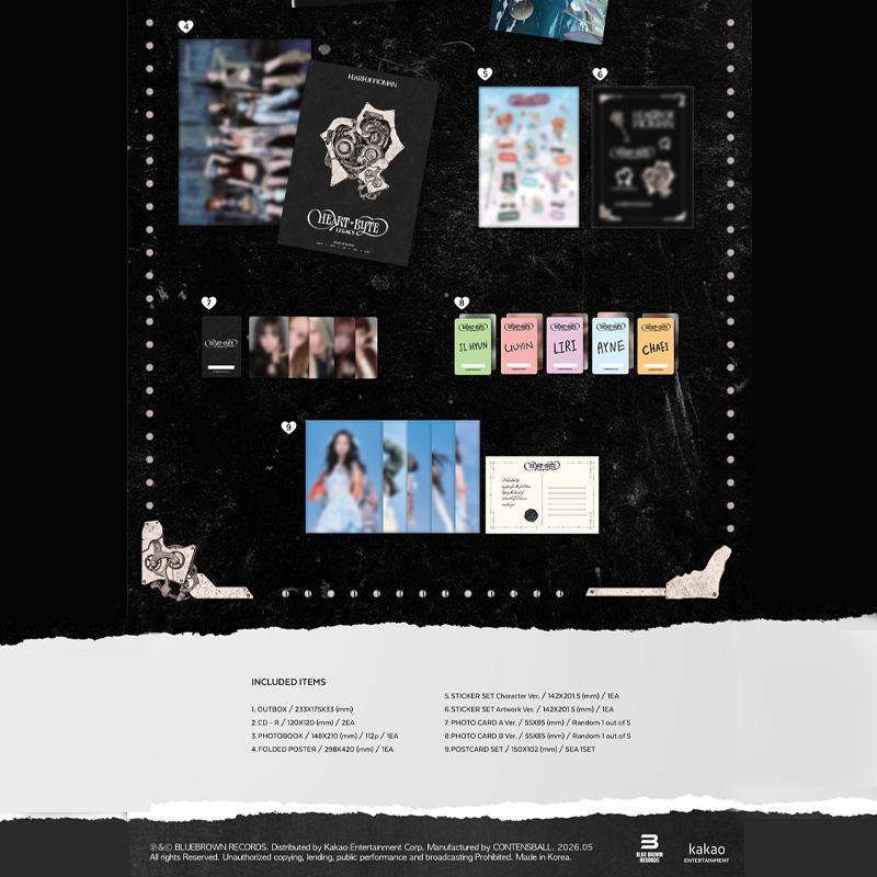 HEART OF WOMAN THE 1st ALBUM Heart Byte : LEGACY (Golden Era Ver.)