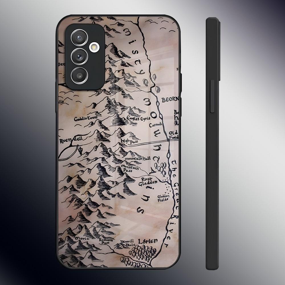 

Oriwood КАРТА СРЕДИЗЕМЬЯ LOTR Чехол для телефона для Samsung S24 Ultra S23 S22 S20 Fe S21 Plus Galaxy A54 A34 A24 A53 M54 Note 20 Задняя крышка C Samsung s23ultra