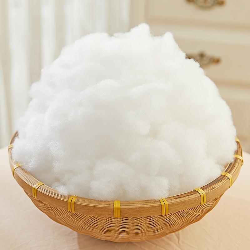 Handmade PP Cotton Pillow Core: Fluffy, High-Elastic Silk Fiber Filling for Cushions and Dolls