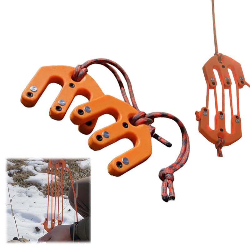 Game Gear Lifting Pulley System Ultra Light Hunting Game Hoist Portable Compact Game Lifting Tool For Outdoor Hunting Set
