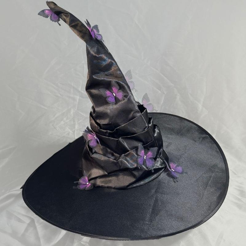 Witch Cosplay Costume Including Witch Cloak Witch Hat Eyemask and Gloves, for Girl Cosplay Party Carnivals Masquerade