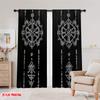 2pcs Drapes Viking Symbol Light Filter Family Party Perfect for Holiday Celebrations