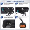95760-E6201 Black 12V 5A IP68 Back Up Camera Rear View Camera Trunk Switch Plastic Metal For Hyundai Sonata 2015 2016 2017