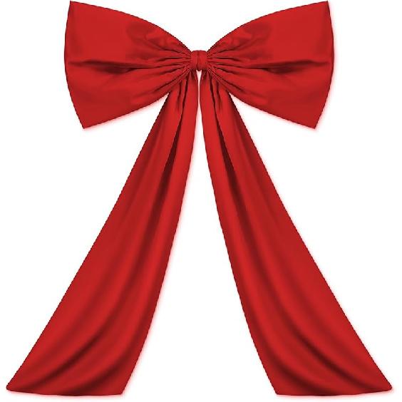 Bow Decor Large Bow for Room, Coquette Giant Ribbon Tie for Birthday Party Backdrop Wall Decor(24 X 36 Inches)