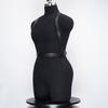 Stylish Women's PU Leather Body Harness Belt Adjustable Punk Gothic Waistband for Fashion Outfits