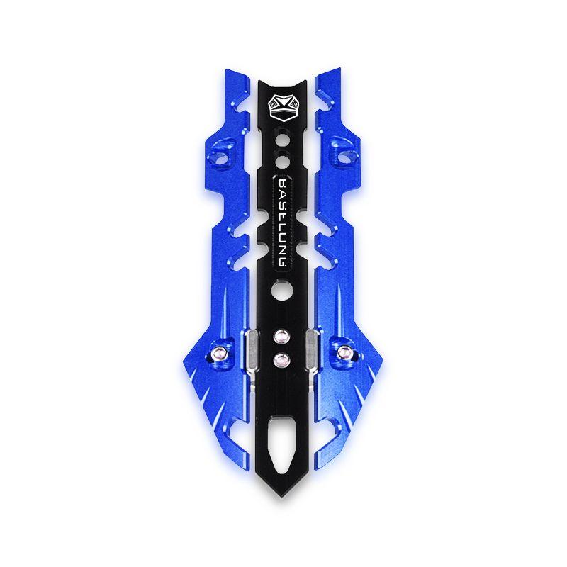 

1 Piece Motorcycle Front Fork Cover Universal for 35-53mm Tube Diameter Shock Proof Cover Off Road Vehicle for Honda Suzuki BMW Burn Blue 1 single