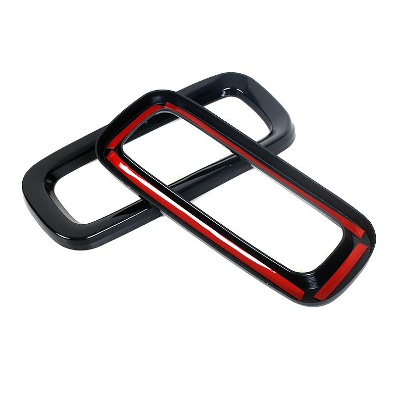 7Pcs ABS Black For Jeep Renegade 2015 2016 2017 Front Grid Grille Inserts Racing Grill Frame Trim ABS Black